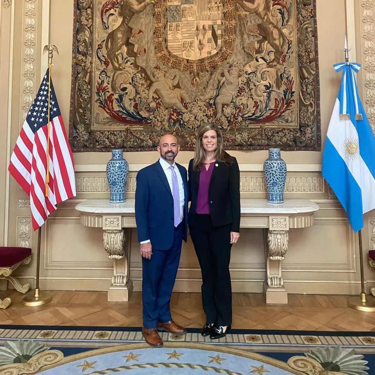 Max J. Pérez-Bouret, Esq. at the U.S. Ambassador's Residence